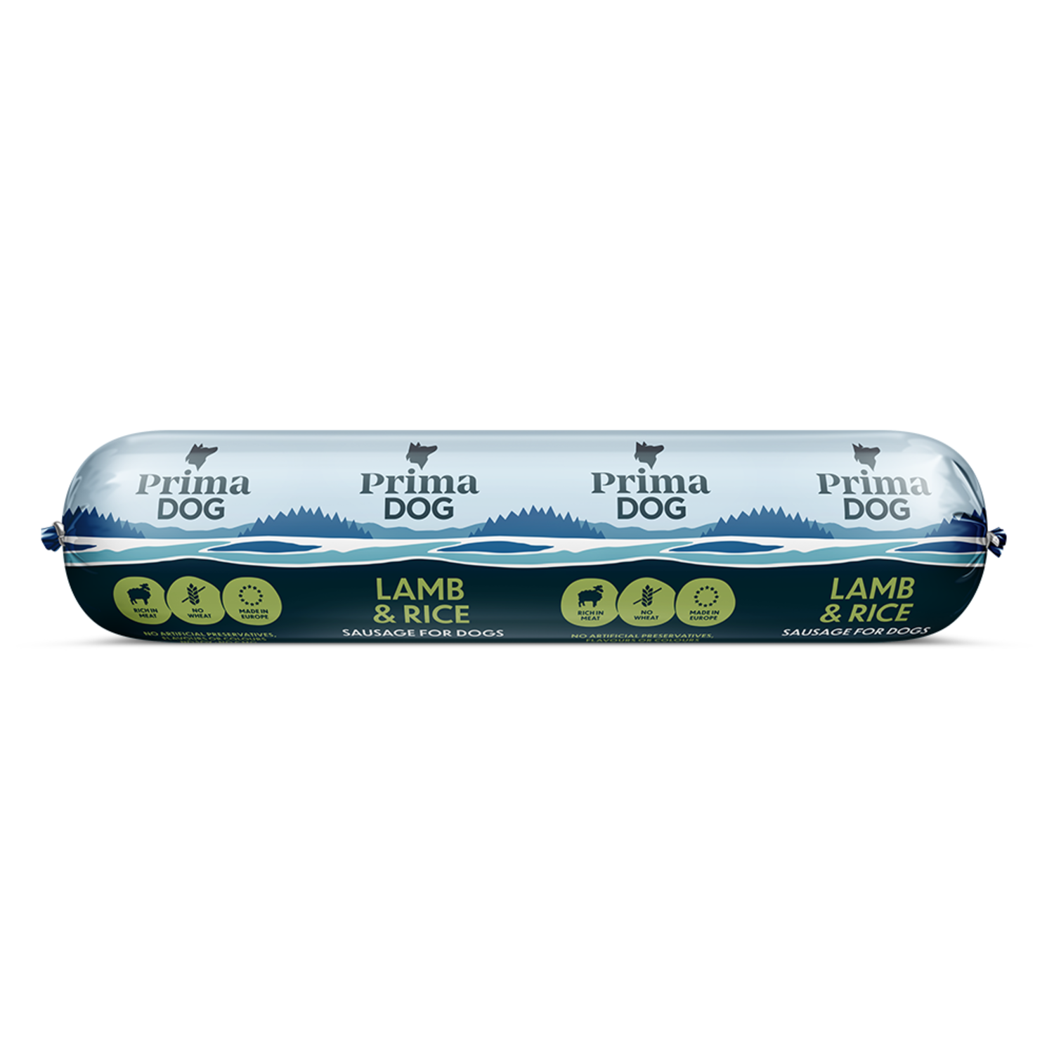 Alternativ bild 1 för PrimaDog Korv Lamm & Ris 800 g