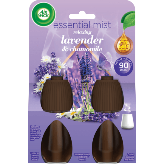 Air Wick Essential Mist Doftdiffuser Duo-pack Refill Relaxing Lavender 2x20 ml