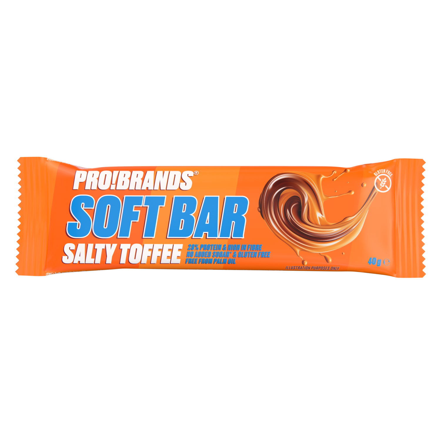Alternativ bild 1 för ProBrands Softbar Salty Toffee 40 g