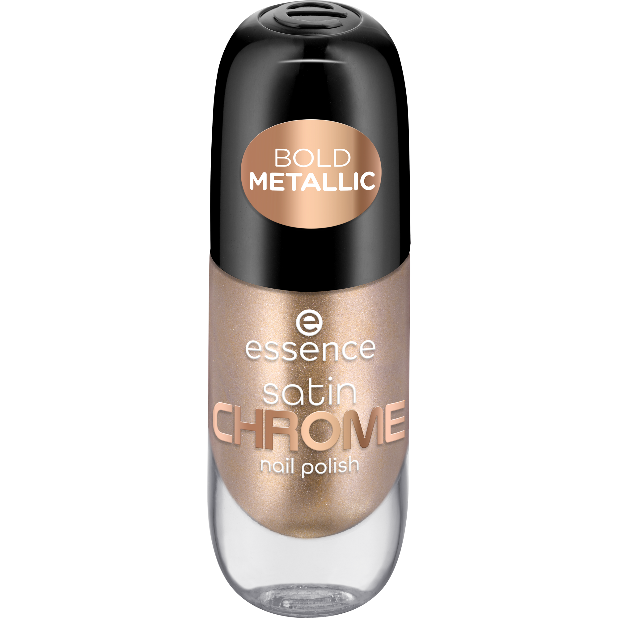 essence Satin Chrome Nail Polish 01 Robotic Rose 8 ml