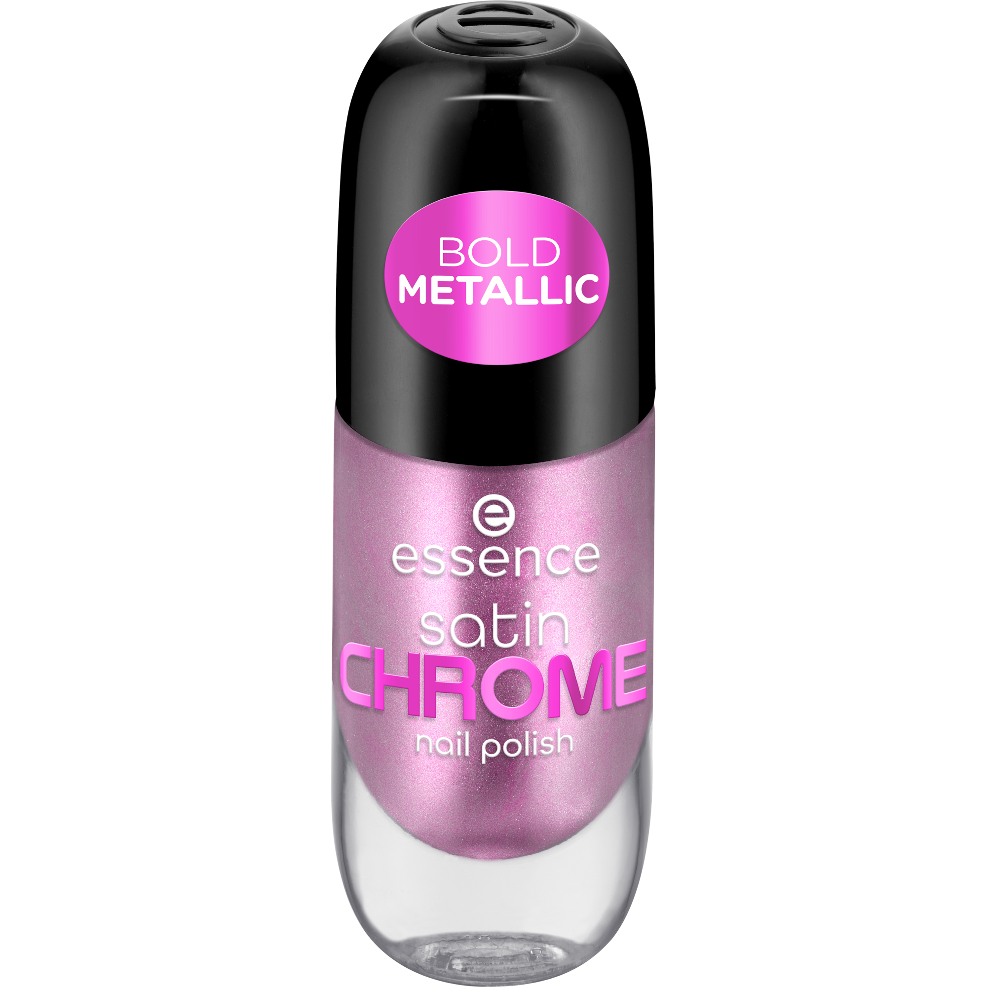 essence Satin Chrome Nail Polish 02 Artificial Pinktelligence 8 ml