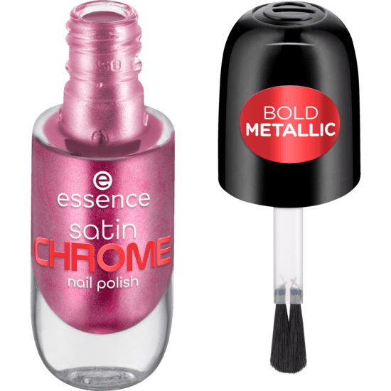 essence Satin Chrome Nail Polish 03 Meta Maroon 8 ml
