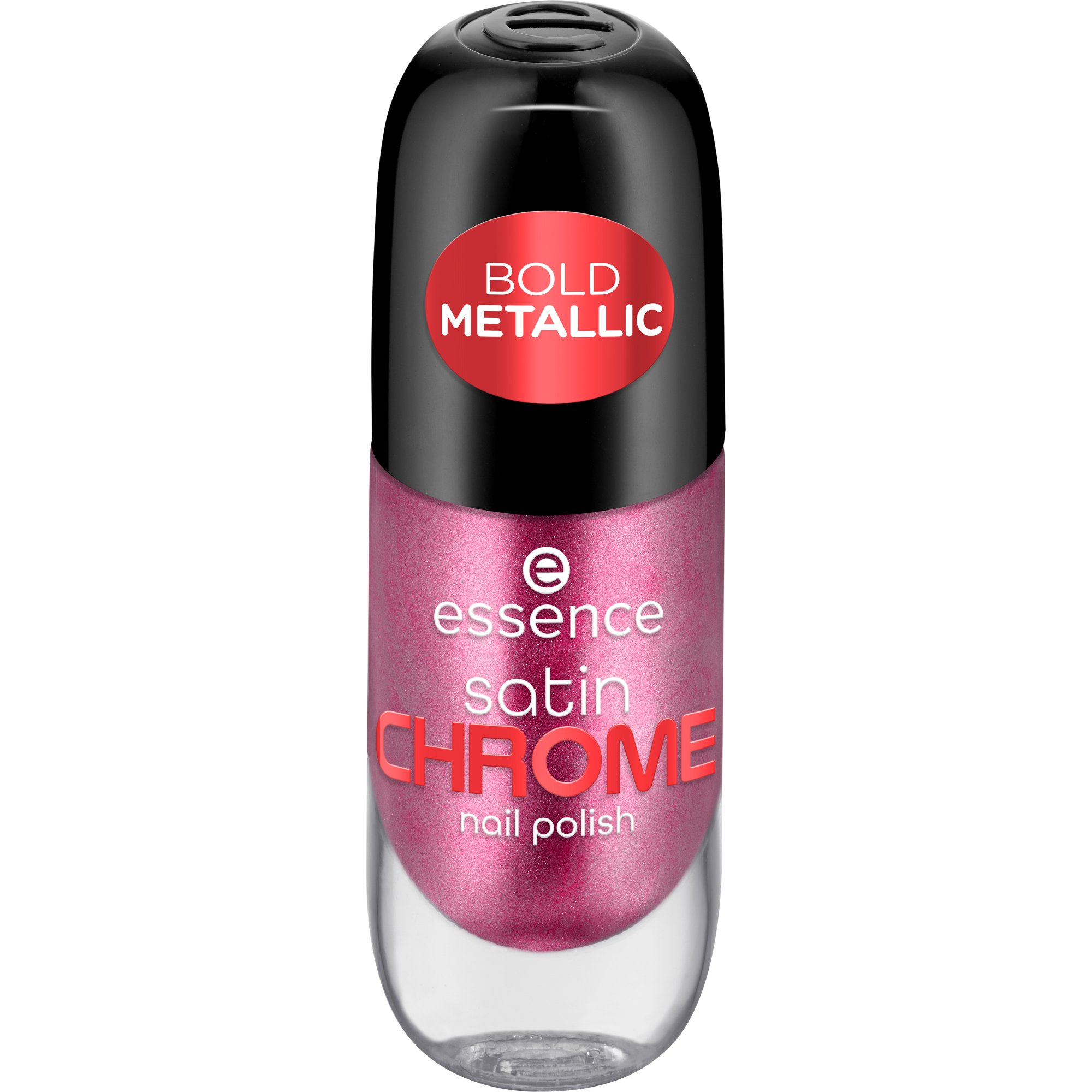 essence Satin Chrome Nail Polish 03 Meta Maroon 8 ml