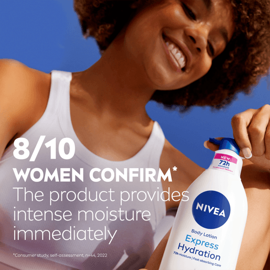 NIVEA Express Hydration Pump Body Lotion 400 ml