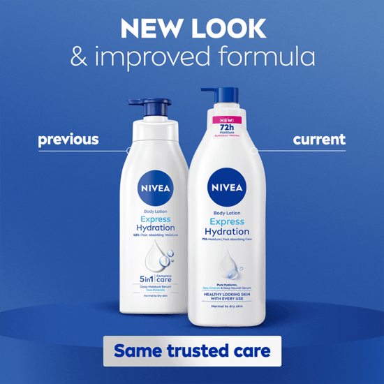 NIVEA Express Hydration Pump Body Lotion 400 ml