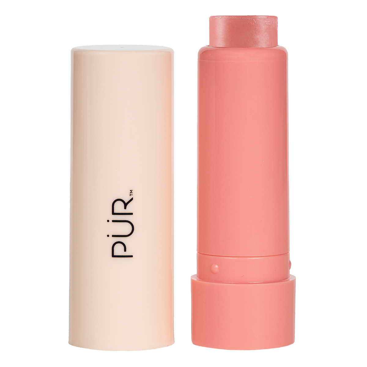 PÜR Silky Tint Creamy Multitasking Stick with Peptides Coral Cosmo 6 g