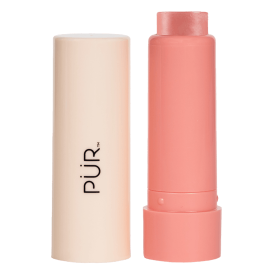 PÜR Silky Tint Creamy Multitasking Stick with Peptides Coral Cosmo 6 g