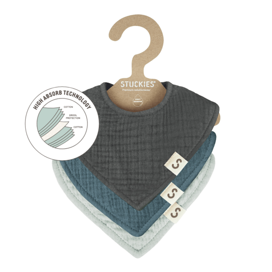STUCKIES High Absorbency Bibs Rain