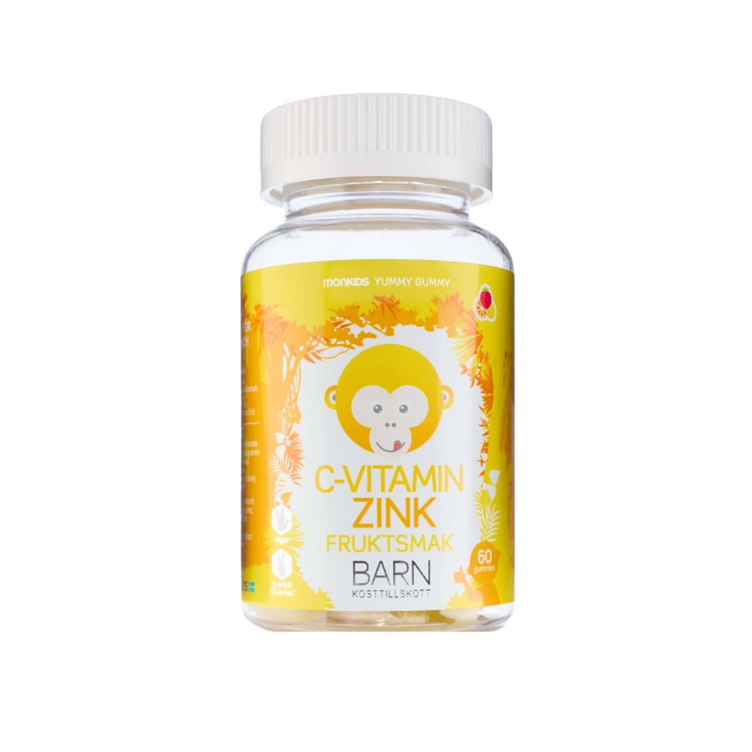 Alternativ bild 1 för C-vitamin + Zink Barn Fruktsmak