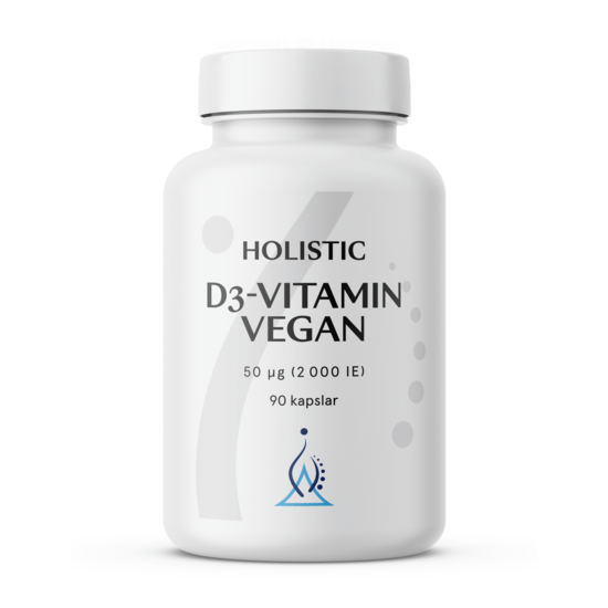 Holistic D3-vitamin Vegan 2000 IE (50 µg) 90 kapslar