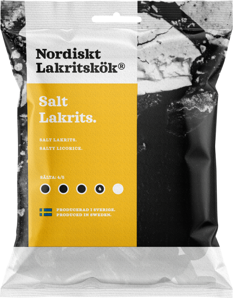Nordiskt Lakritskök Salt 120 g