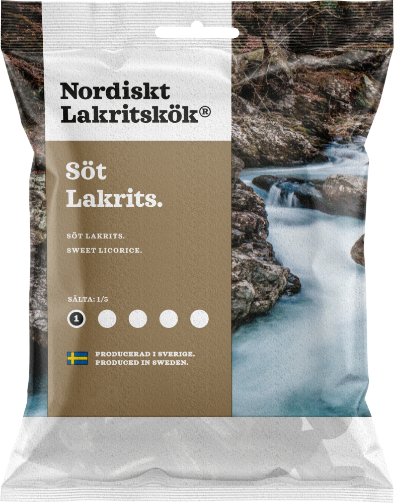 Nordiskt Lakritskök Söt 120 g