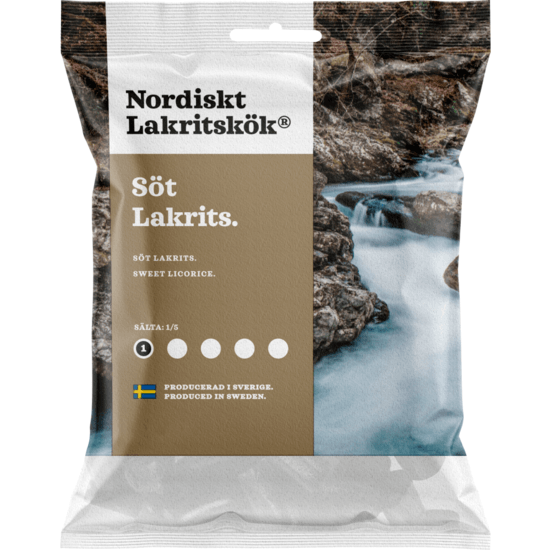 Nordiskt Lakritskök Söt 120 g