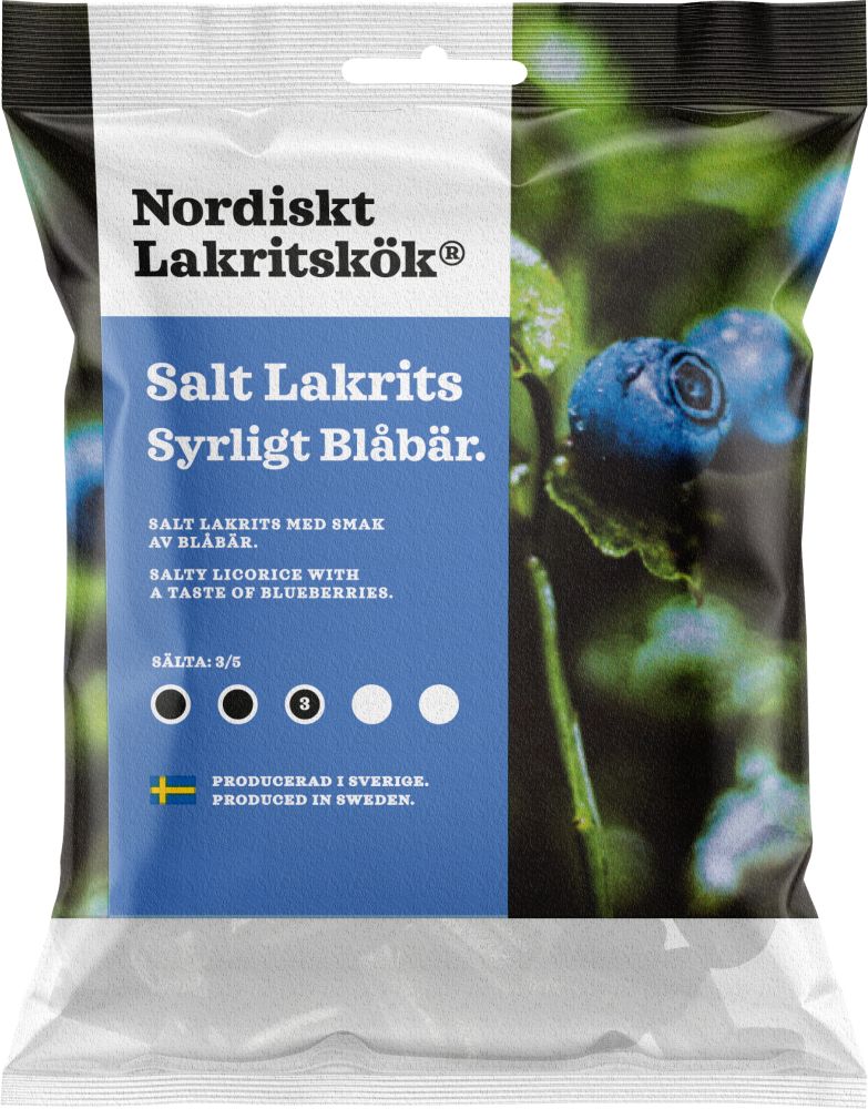 Nordiskt Lakritskök Syrligt Blåbär 120 g