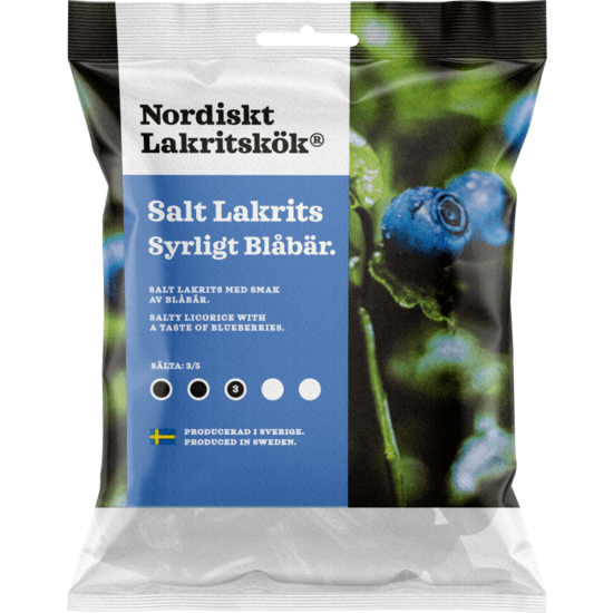 Nordiskt Lakritskök Syrligt Blåbär 120 g