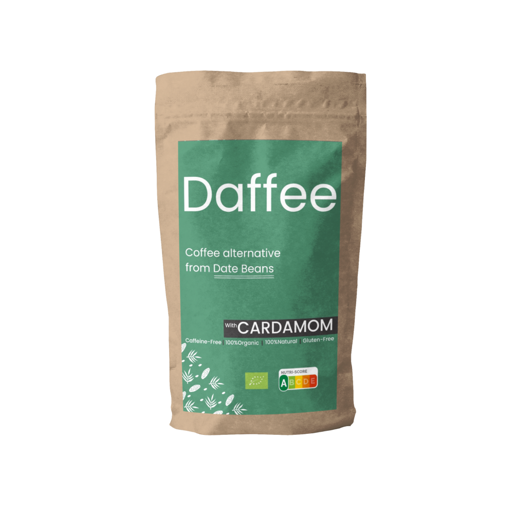 Daffee Koffeinfritt Dadelkaffe med Kardemumma 250 g