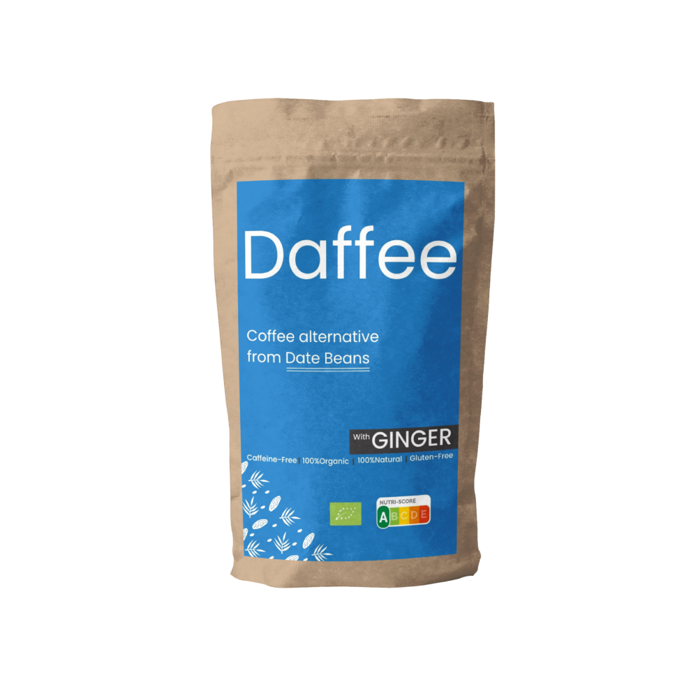Daffee Koffeinfritt dadelkaffe med Ingefära 250 g