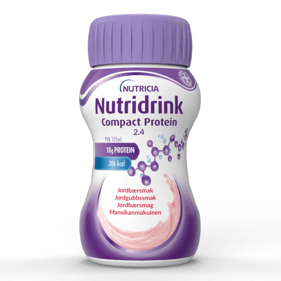 Nutridrink Compact Protein Jordgubb 4 x 125 ml