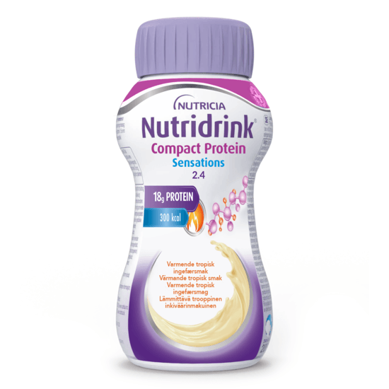 Nutridrink Compact Protein Sensations Värmande Tropisk Smak 4 x 125 ml