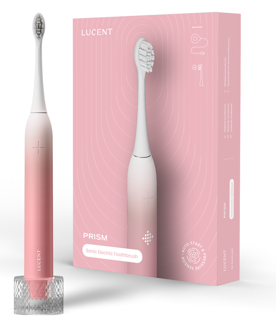 Be Lucent Prism Eltandborste Sonic Pink Bliss