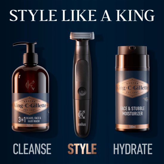King C. Gillette Style Master Rakblad till Skäggtrimmer