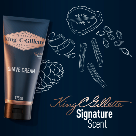 King C. Gillette Shave Cream 175 ml