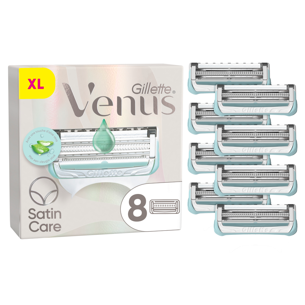 Gillette Venus Rakblad För Könshår & Intimområdet med Aloe Vera 8 st