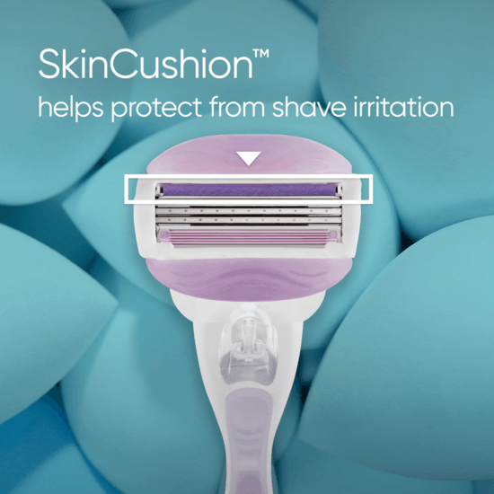 Gillette Venus Comfortglide Breeze Rakhyvel, 4 Rakblad