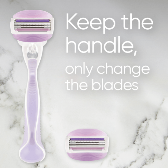 Gillette Venus Comfortglide Breeze Rakhyvel, 4 Rakblad