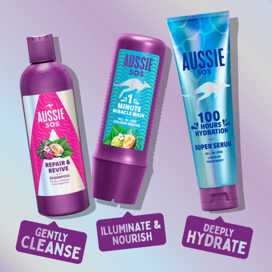 Aussie SOS 1 Minute Miracle Colour Inpackning 250 ml