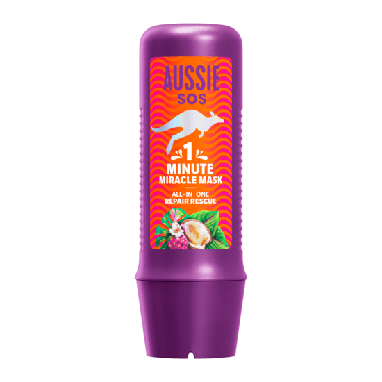 Aussie SOS 1 Minute Miracle All In One Repair Rescue Hårinpackning 250 ml