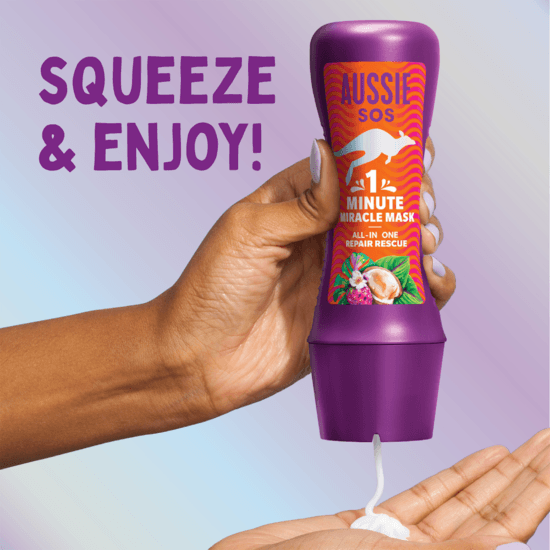 Aussie SOS 1 Minute Miracle All In One Repair Rescue Hårinpackning 250 ml