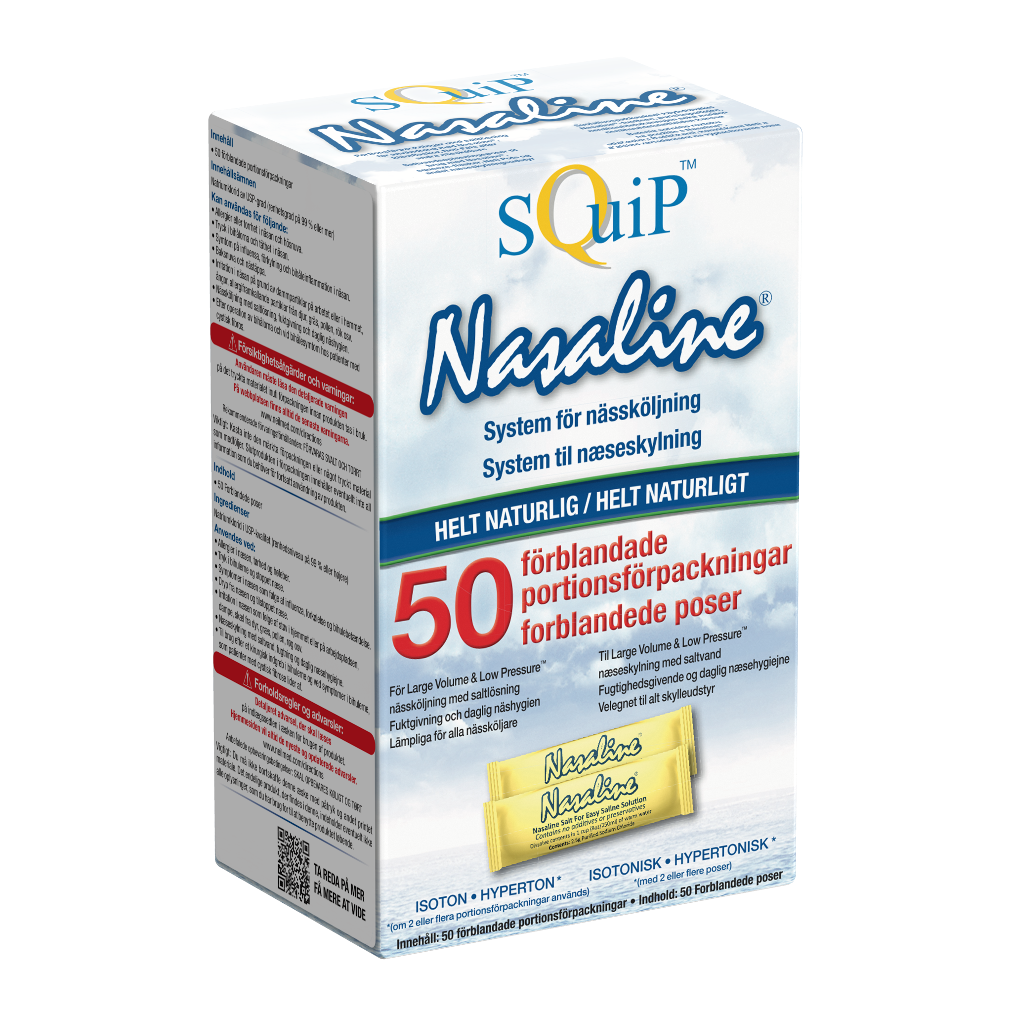 Nasaline Refill Saltpåsar 50 st