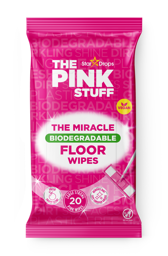 The Pink Stuff Floor Wipes 20-pack