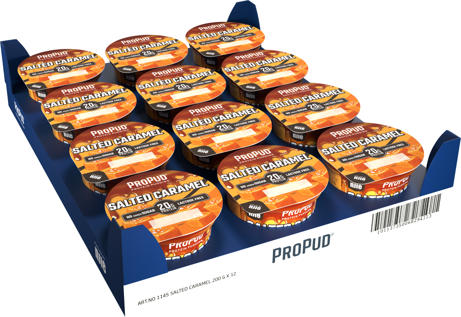 ProPud Proteinpudding Salted Caramel 200 g 12-pack