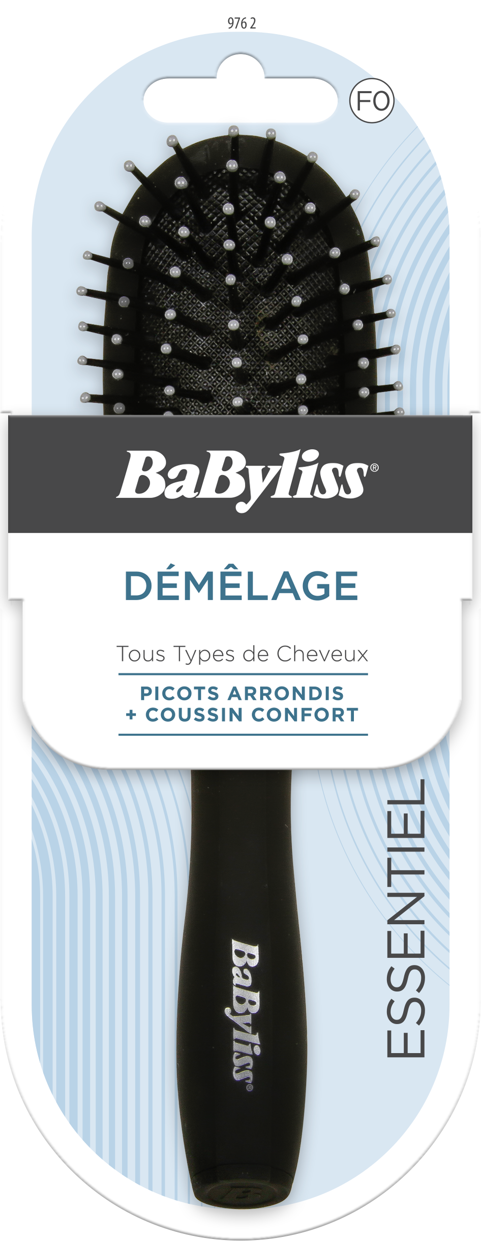 BaByliss Paddelborste Midi Svart