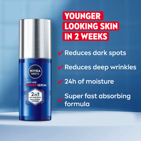 Nivea Men Luminous Anti-Age Power 2in1 Serum 30 ml