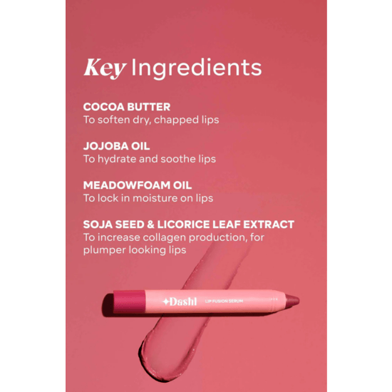 DASHL Lip Fusion Serum Gardenia Pink 1,8 g