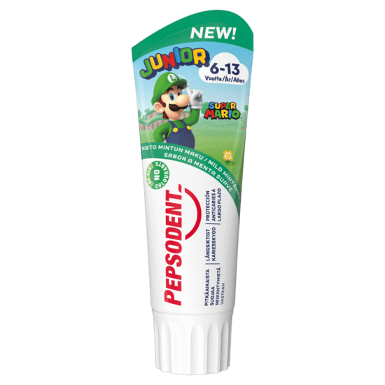 Pepsodent Tandkräm Junior 6-13 år Mild Mint 75 ml