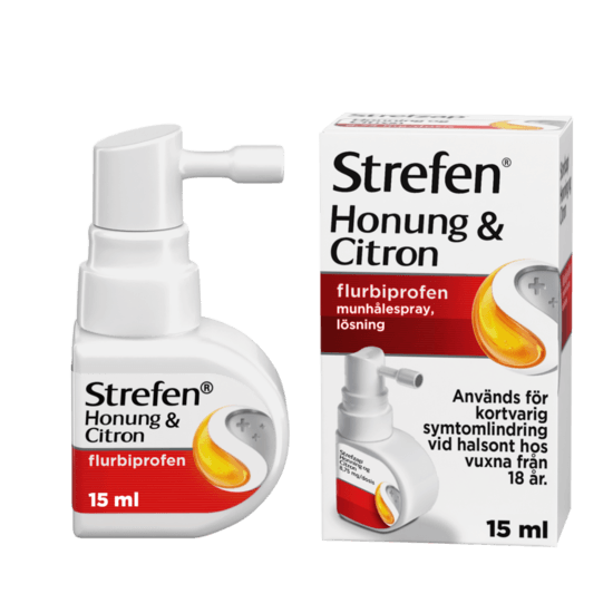 Strefen Honung & Citron 16,2 mg/ml 15 milliliter Munhålespray, lösning