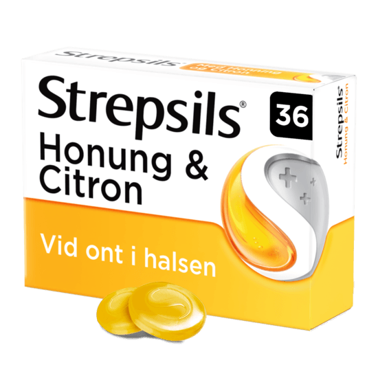 Strepsils Honung & Citron Sugtabletter 36 st