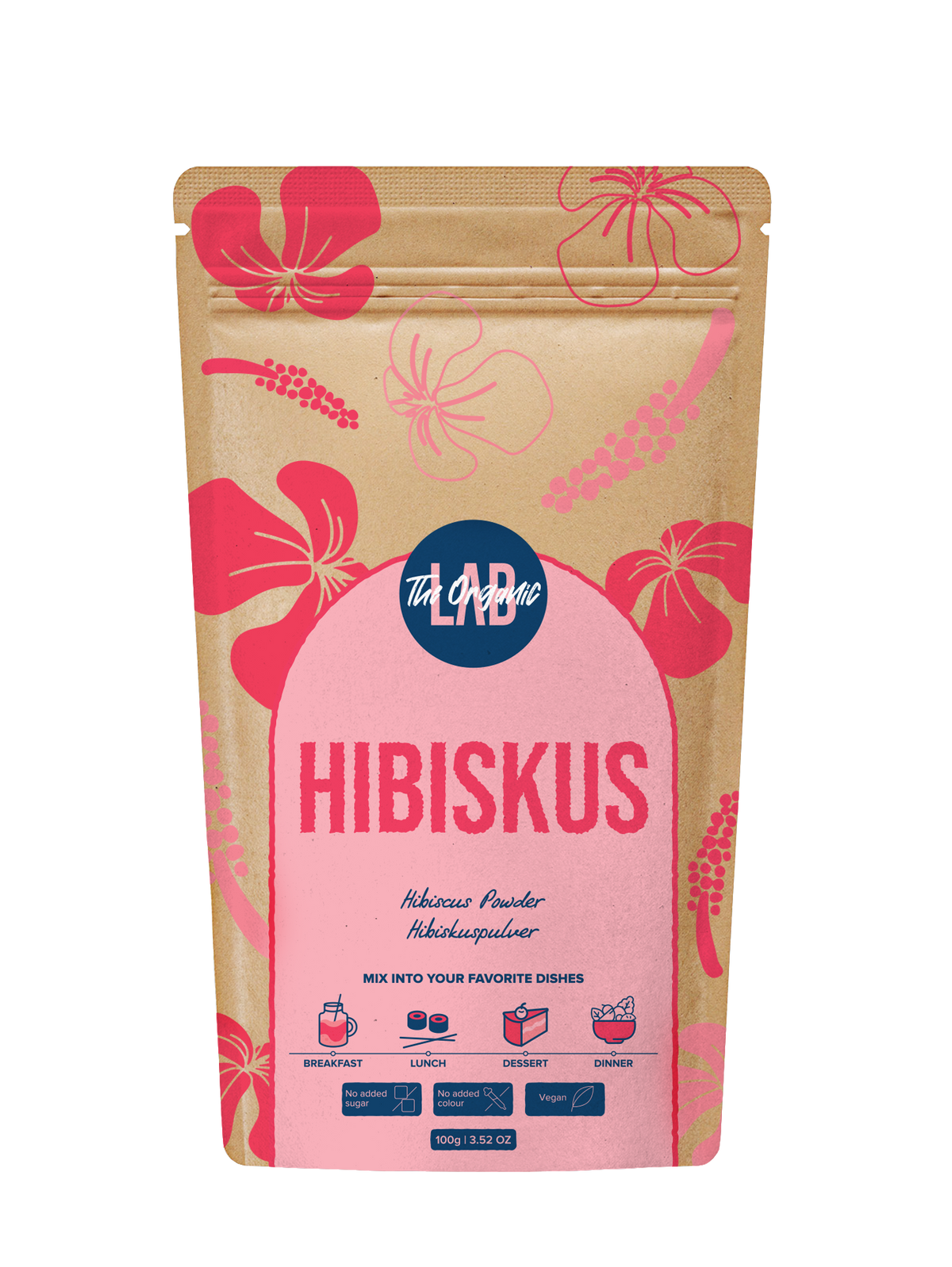 The Organic Labs Hibiskus pulver 100 g