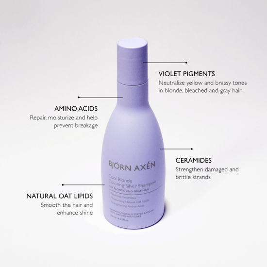 Björn Axén Cool Blonde Coloring Silver Shampoo 250 ml