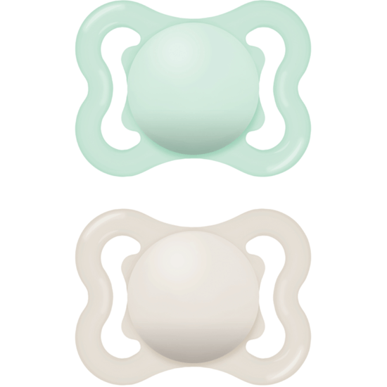 MAM Air Silicone Blue 0-6 mån 2 st