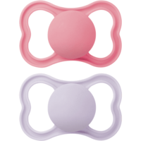 MAM Air Silicone Pink 6-16 mån 2 st
