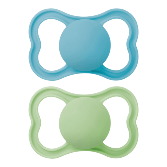 MAM Air Silicone Blue 16-36 mån 2 st