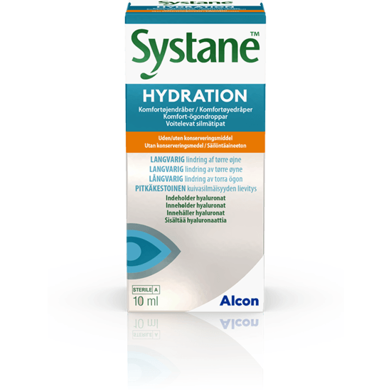 Systane Hydration Ögondroppar utan konserveringsmedel 10 ml