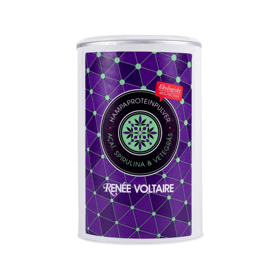 Renée Voltaire Hampaproteinpulver Acai, Spirulina & Vetegräs 400 g EKO