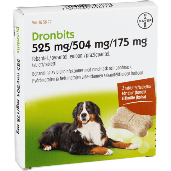 Dronbits 525 mg/504 mg/175 mg 2 tabletter