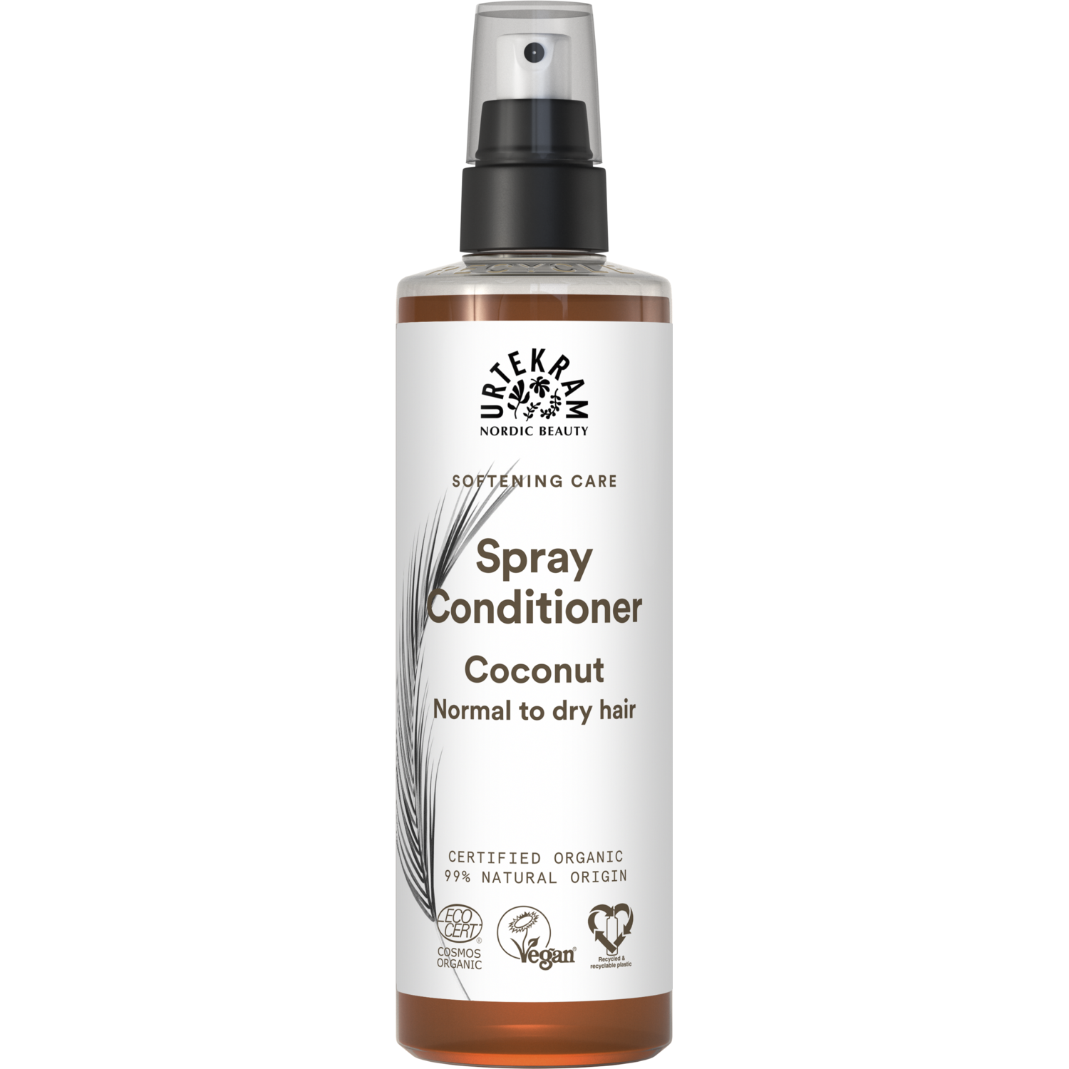 Alternativ bild 1 för Urtekram Nordic Beauty Urtekram Coconut Leave In Spray Conditioner 250 ml